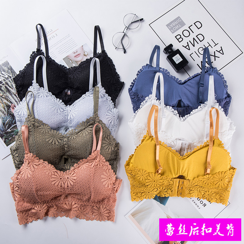 Bra renda gadis seksi 3D, paka - Lace Bralette Set ulasan dan harga
