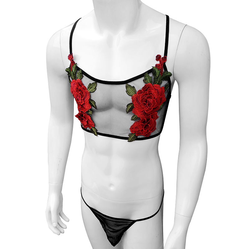 Set Lingerie Renda Jaring Tipi - Sheer Bra Lace ulasan dan harga